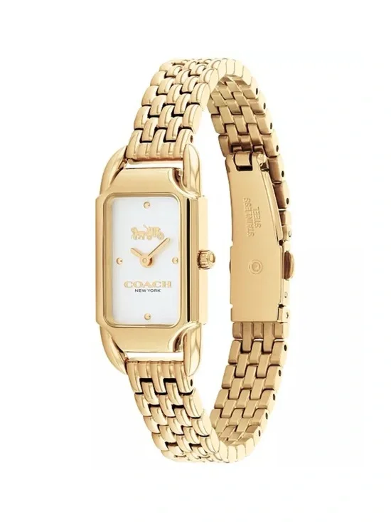 Coach Women's Cadie Quartz Gold-Tone Stainless Steel Watch - Picture 12 of 12